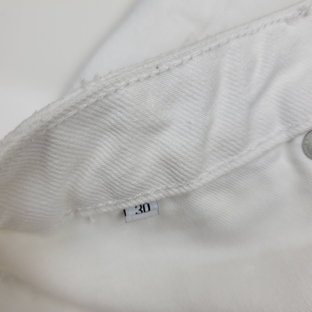 Boyish CODY Distressed High Waist Button Up Shorts 30 - Picture 7 of 10